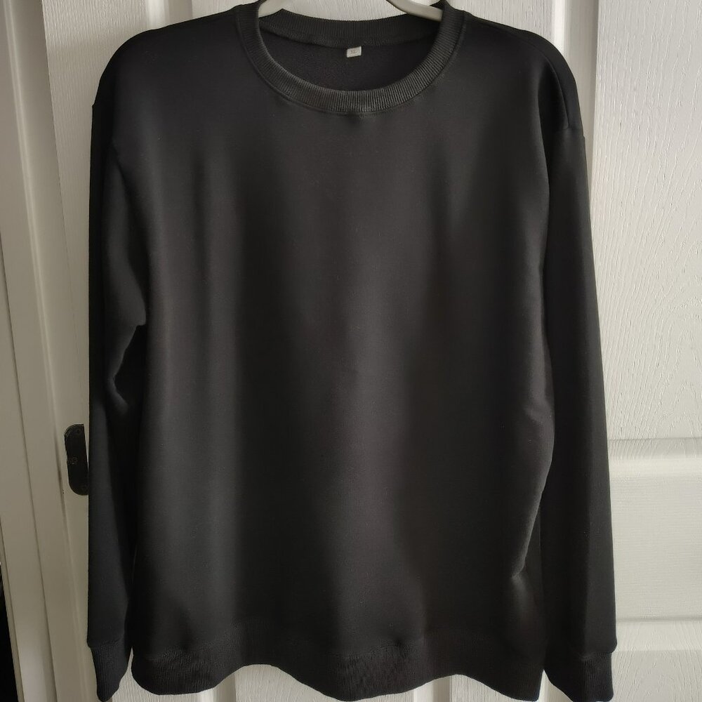 Bundle 3 Unbranded Sweatshirts White, Heathered Grey & Black